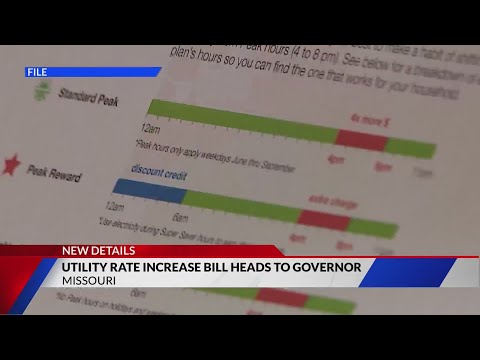 Utility rate bill to head to Gov. Kehoe's desk