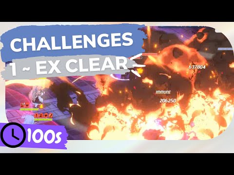 Blue Archive EX ~ 1 - All Radiant Moon, Raucous Dream challenge stages