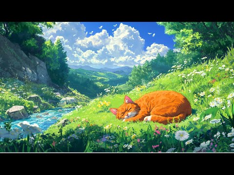 My Cats Love This Calming Music for a Peaceful Nap 🍀 [beats to sleep/study]