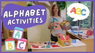 Toddler and Preschool Alphabet Activities