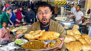 India's HIGHEST SELLING Karkardooma Chole Bhature 😍 Delhi Street Food India