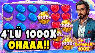 Sweet Bonanza 4 Adet 1000x!! #slot #casino