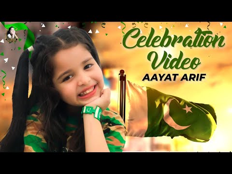 Aayat Arif | Celebration Video | BTS Video