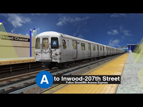 R46 (A) Train: Far Rockaway Mott Avenue - Inwood 207th Street | OpenBVE