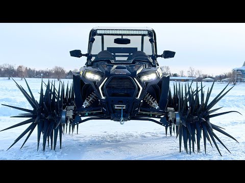 RZR on Reaper Wheels digs up Frozen Lake