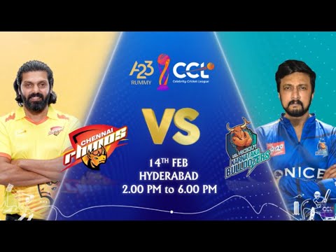 CCL 2025 Match 5 - Promo | Chennai Rhinos vs Karnataka Bulldozers | Feb 14th 2PM | #A23Rumy #CCL2025