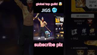 global top 1guild boss 🎯🎯 #freefire #jigsofficial #boss