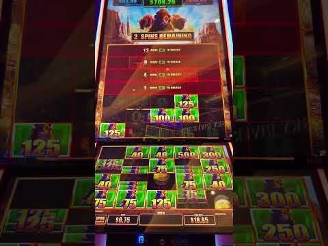 $.75 BET WON INCREDIBLE AMOUNT #buffalo #casino #gambling #getrich #slots #buffalo #moneywheel