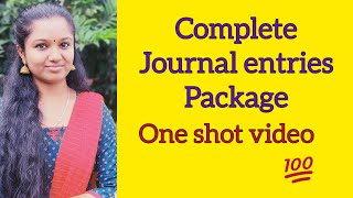 Journal entries in Tamil |Basic journal entries in Tamil| one shot video