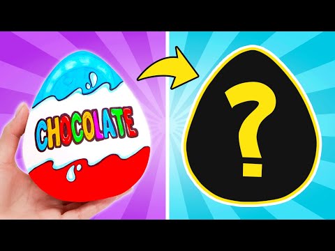 Egg Surprise! 🎁🍫 Unwrap & DIY Your Own Cute Gift  For This Easter!✨ by Slick Slime Sam's Maker World