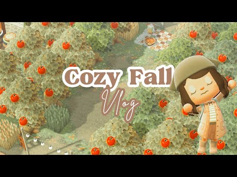 Cozy Fall Vlog // Animal Crossing New Horizons