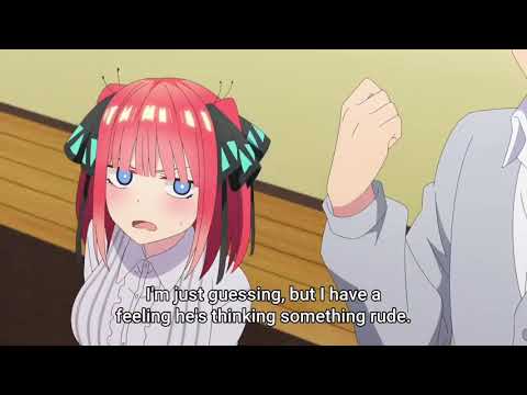 Yotsuba's Happy to Help Fuutarou Teach | The Quintessential Quintuplets Season 2 Episode 6