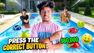 Press The Correct Button 😍And Win 50,000₹ Or Dangerous Dare 😨BEST CHALLENGE - Jash Dhoka Vlogs