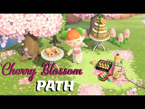 CHERRY BLOSSOM PATH in ACNH!