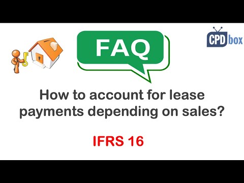 How to Account for Lease Payments Depending on Inflation or Sales? - CPDbox answers