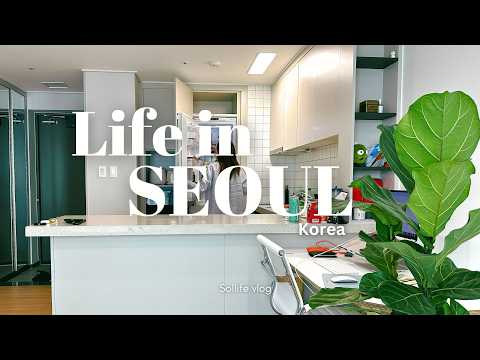 Living alone in Seoul | Being a homebody, Morning routine, Apartment update, cleaning