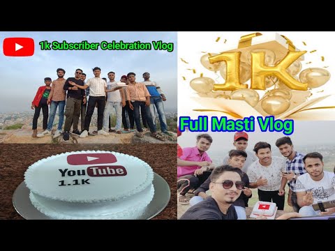 1K subscribers complete 🙏 special Vlog | 1k Subscriber Celebration🎉Badi Pahari | Alzum R vlog