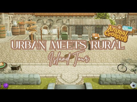 Urban Meets Rural Island // Animal Crossing New Horizons Island Tour