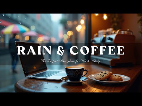 Sipping Coffee & Watching the Rain With Soothing Jazz – The Perfect Atmosphere for Work, Study