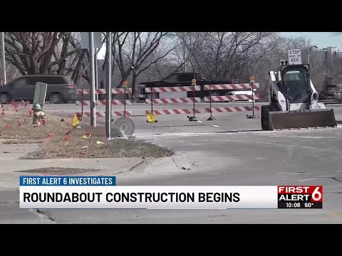 Roundabout construction begins