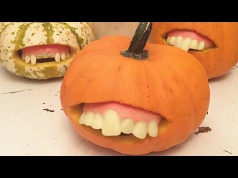 how to make a Halloween pumpkin