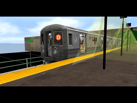 openbve morning run {D} r68 ditmars BLVD to coney island-stillwell BMT