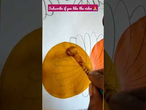 Easy flower painting #shorts #trending #painting #viral #youtubeshorts