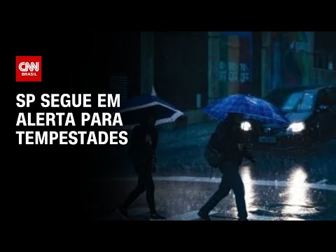 Alerta de chuvas em SP: Meteorologista detalha previsão do tempo | CNN NEWSROOM