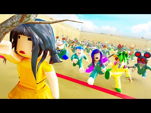 We Hosted The BIGGEST ROBLOX YOUTUBER Squid Game Tournament Ever… (Roblox Battles)