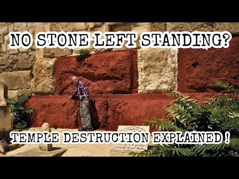 TEMPLE LOCATION & Not One Stone Left Upon Another: What Did Jesus Really Mean? Must See Evidence!