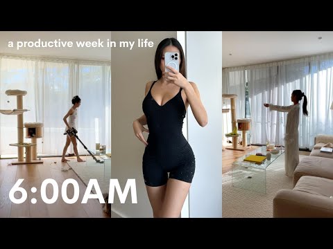 Productive week in my life | working at a cafe, shopping, skincare routine, fun days