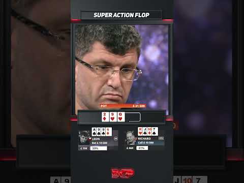 Super ACTION Flop High Stake Poker Pot Limit Omaha