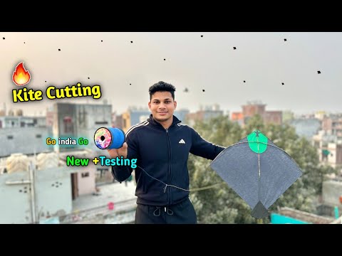 😲New *Go India Go* Manjha Testing | Kite Cutting | Kite Flying |