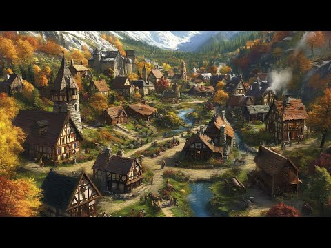 Magical Celtic Village Music | Relaxing Music & Ambience | 3 Hours of Celtic Fantasy Music no ads