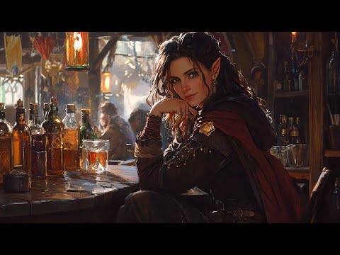 Relaxing Medieval Music - Bard/Tavern Ambience, Fantasy Celtic Music, Elf Village Girl's Day