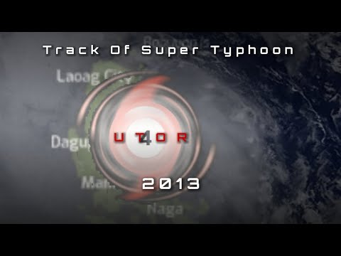 Track Of Super Typhoon Utor