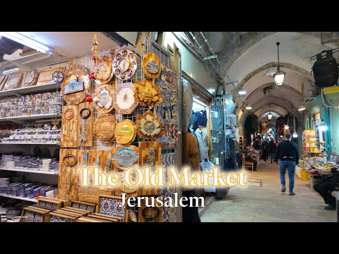 The Old City Market in Jerusalem.Israel 2025