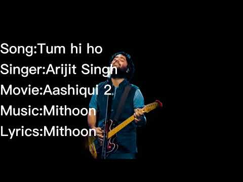 Tum Hi Ho|Lyrics|Arijit Singh|Mithoon|Aashiqui 2