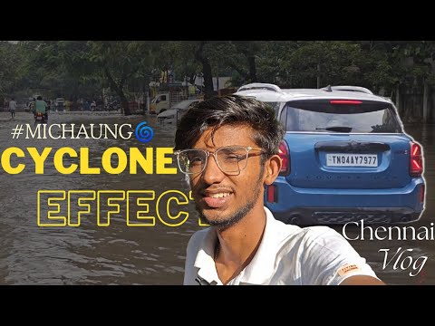 Michaung cyclone effects 🌀 | Chennai Vlog #michaungcyclone #chennaifloods