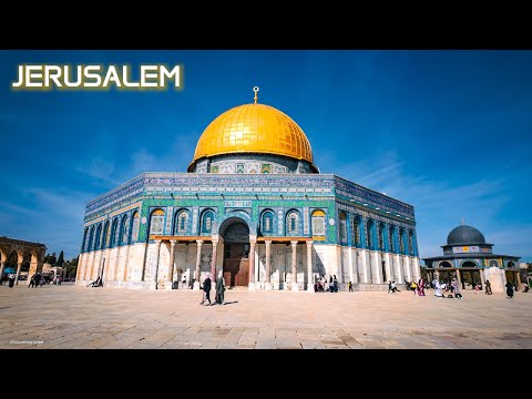 The Temple Mount in Jerusalem. Al Aqsa Mosque ➪ The Dome of the Rock ➪ The Golden Gate.Israel 2025