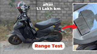 Ather 450X after 1.1 Lakh kms: Range test, Battery replacement, Belt drive, issues &Performance Test