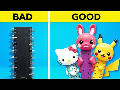 Good vs Bad Student: Unveiling the Ultimate School Hacks & Cheat Tricks! 🤫How To Be Popular🤩