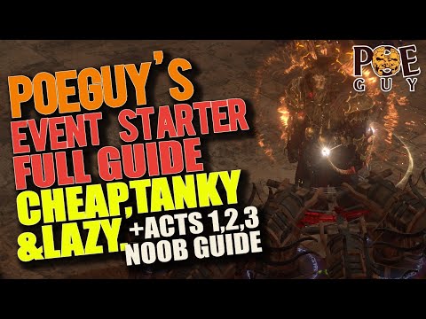 [PoE 1] POEGUY's EVENT STARTER - COMPLETE LEVELING GUIDE - // "Legacy of Phrecia" Event