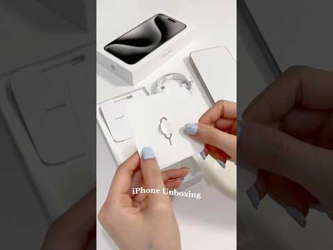 ASMR Unboxing the New iPhone 15 Pro Max