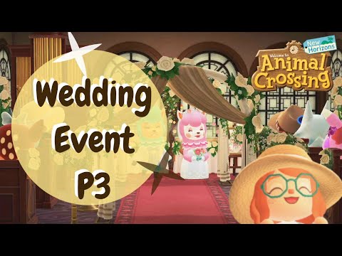 ACNH Wedding Event Part 3! // Animal Crossing: New Horizons Designs!