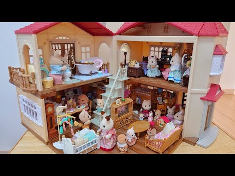 シルバニアファミリー 赤い屋根の大きなお家 sylvanianfamilies calicocritters 森林家族 リーメント