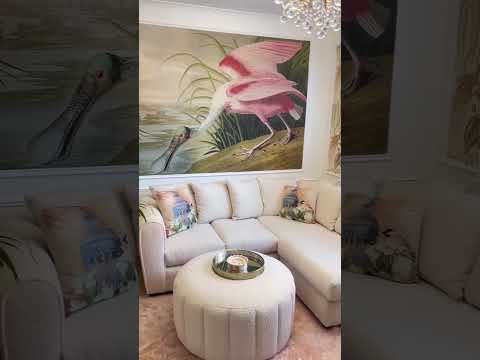 Living Room Makeover with Peel and Paper Wallpaper Mural