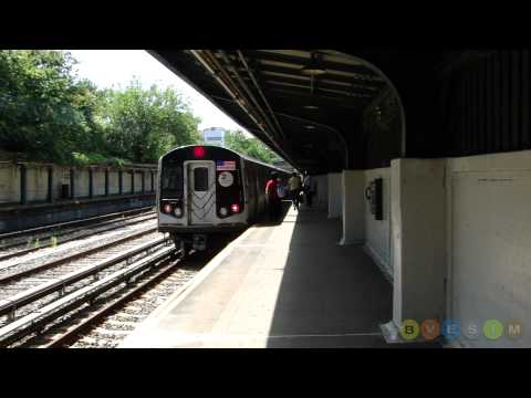 BMT: Manhattan Bound R160 N Train at Fort Hamilton Pkwy