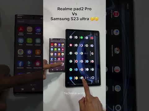 Realme pad 2 pro vs S23 Ultra ☠️🤡# which one is faster 🤔