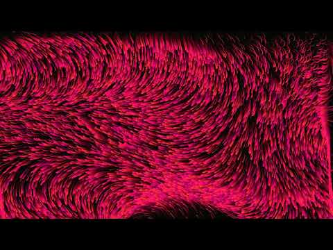 3 Hours of Soothing Particle Flow | Orange & Magenta Background | 4K Screensaver